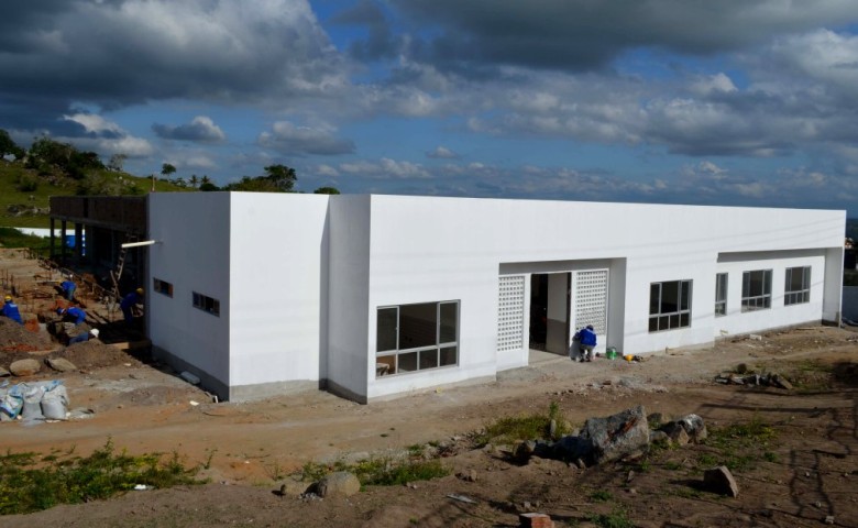 Obra da Escola Municipal Dr. Miguel Arraes de Alencar | Foto: divulgação