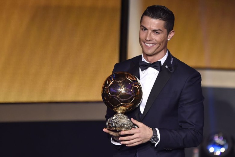 Cristiano Ronaldo e sua 3ª Bola de Ouro | Fonte: AS