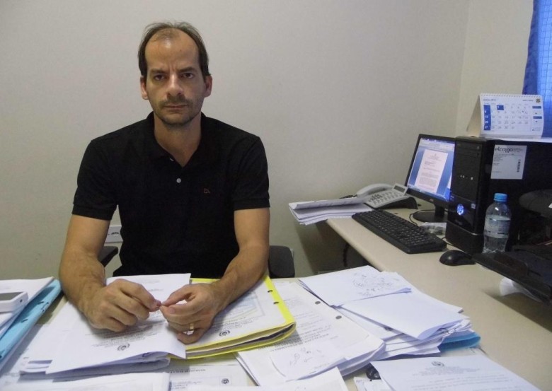 Delegado da Polícia Civil, Flávio Pessoa, que vem atuando temporariamente em Surubim | Foto: SN
