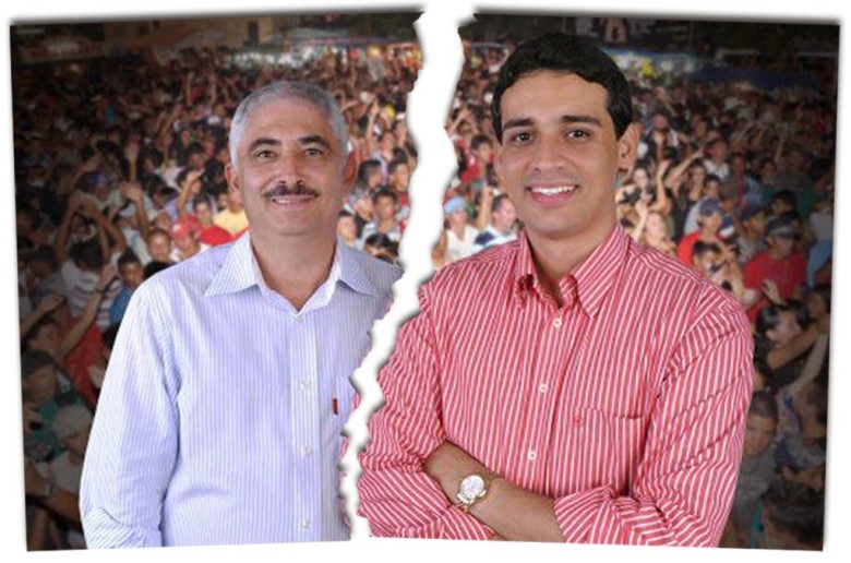 Miguel foi o candidato do ex-prefeito João Lira (à esquerda), mas romperam no ano passado | Foto: ilustração