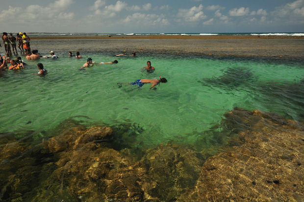 Porto de Galinhas é o destino pernambucano mais procurado para o feriado da Páscoa. Foto: Eudes Santana/Divulgação