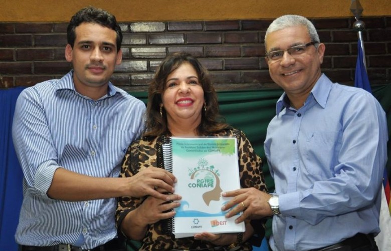 Miguel, Rosineide e Túlio Vieira (Foto: Mário Andrade/Divulgação)