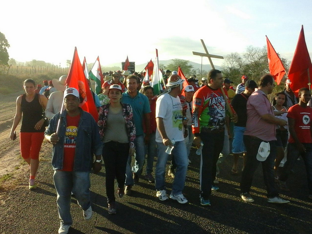 Marcha é realizada em quatro municípios do Agreste de Pernambuco (Foto: Divulgação/Assessoria Fetape)