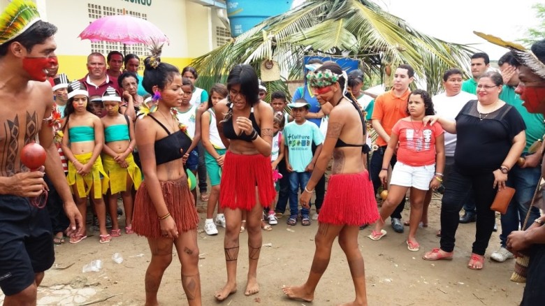 Apresentação ritualística da Tribo Fulni-ô | Foto: Alberico Cassiano