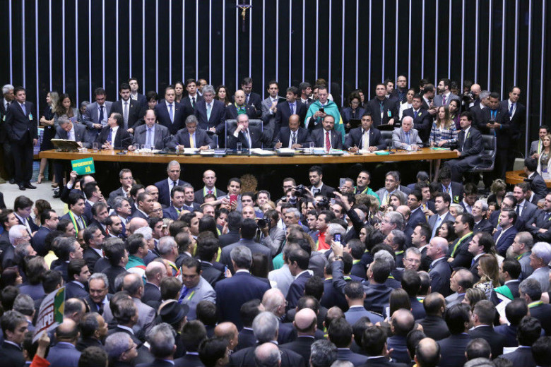 Cunha comandou o processo de impeachment na Câmara e venceu (Foto: Antonio Augusto / Câmara dos Deputados)