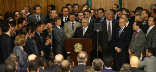 Michel Temer empossou novos ministros na quinta-feira, ao assumir a presidência depois do afastamento de Dilma Rousseff. Foto: Dida Sampaio/Estadão Conteúdo