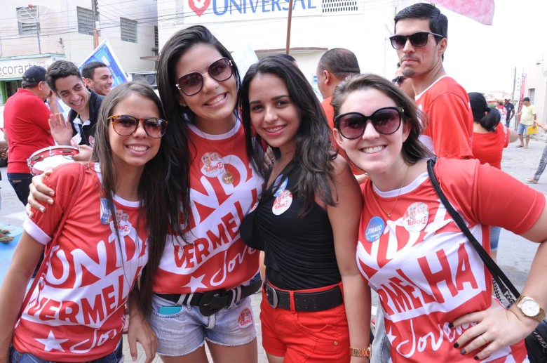 Militantes da Onda Vermelha | Foto: Henrique Alexandre Silva