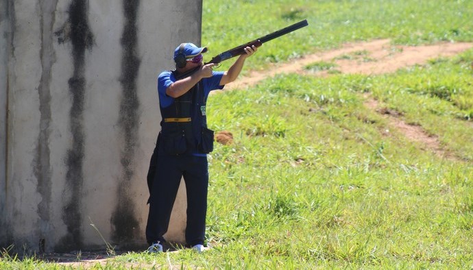 Renato Portela, de 53 anos, vai disputar a sua primeira Olimpíada (Foto: Lucas Magalhães)