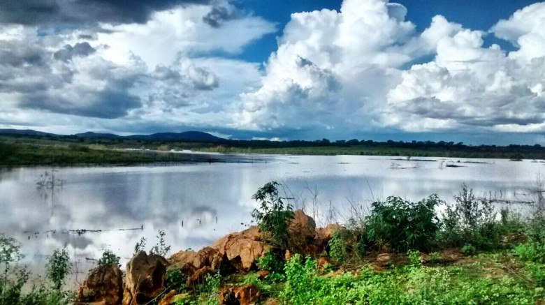 Barragem de Marrecas, em Custódia (Foto: Divulgação/Compesa)