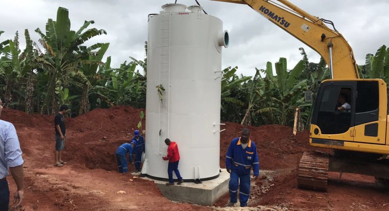 Estação de bombeamento em Siriji recebe equipamentos (Foto: Divulgação/ Compesa)