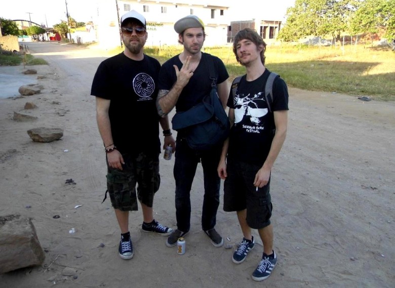 Michael Jovanovics (vocal e guitarra), Christopher Roither (vocal e baixo) e Alex Kerbl (bateria) | Foto: SN