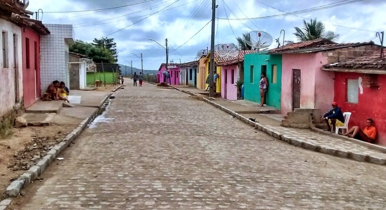 Calçamento era sonho antigo dos moradores da Rua Sete, em Vila Nova | Foto: Blog Daniel Melo