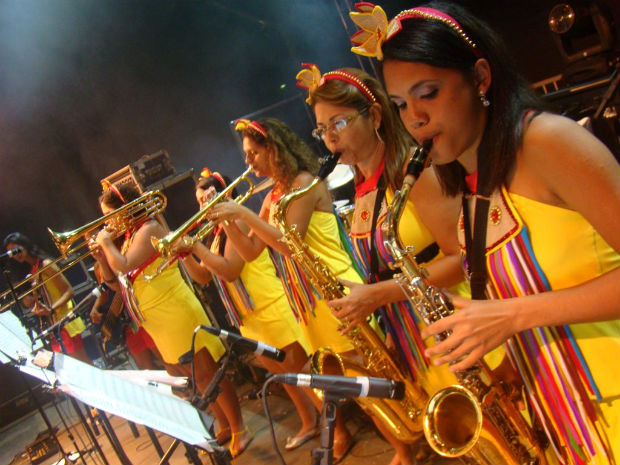 Orquestra Cem Por Cento Frevo traz ao Recife meninas do interior de Pernambuco. Foto: Divulgação oficial