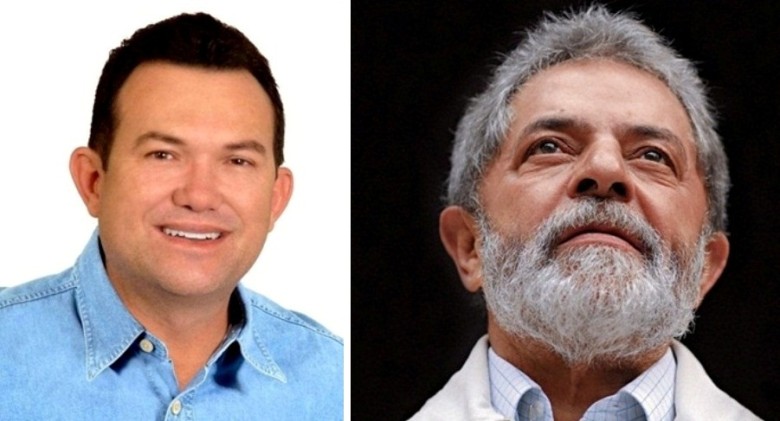 Flávio Nóbrega e Lula | Foto: Ilustração