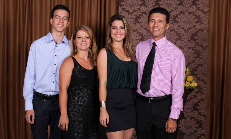Família Nascimento: Diego, Suzana, Suane e Fábio | Foto: Facebook