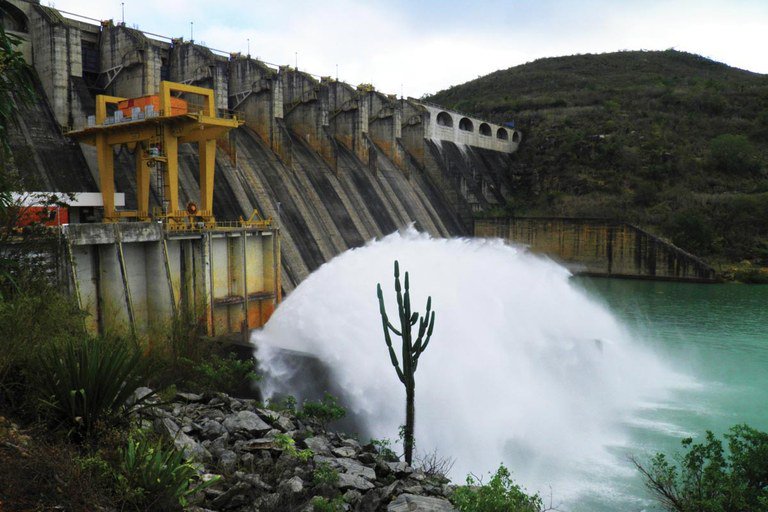 Barragem hidrelétrica (Foto: Chesf) 