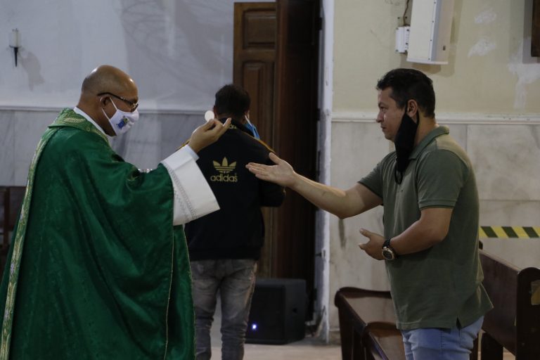 Missa na Matriz de São José de Surubim neste domingo, 12 de julho. | Foto: Lulu/Surubim News