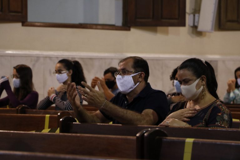 Missa na Matriz de São José de Surubim neste domingo, 12 de julho. | Foto: Lulu/Surubim News