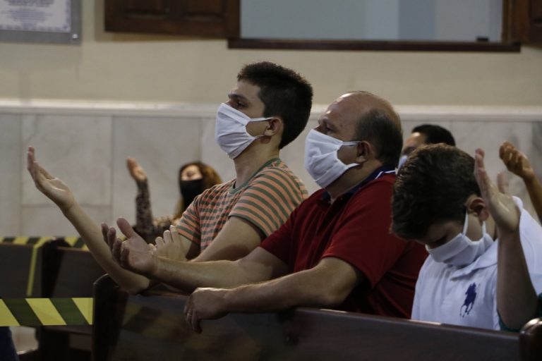 Missa na Matriz de São José de Surubim neste domingo, 12 de julho. | Foto: Lulu/Surubim News