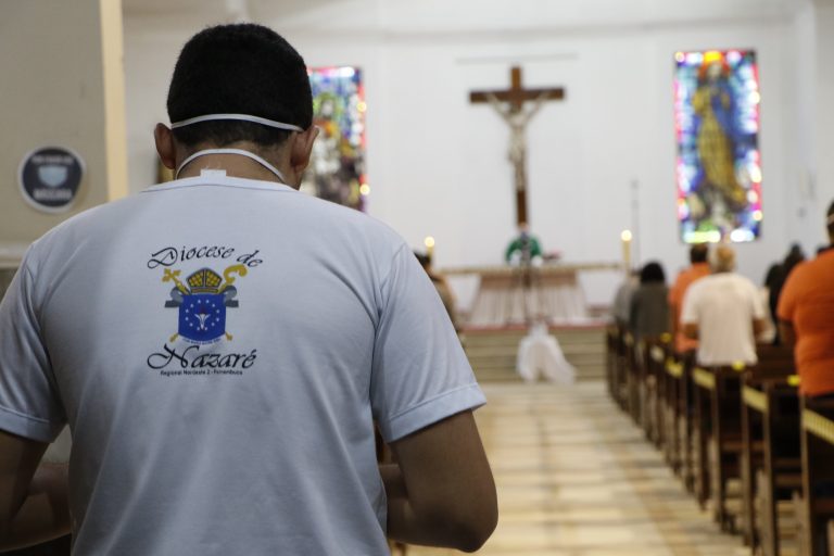 Missa na Matriz de São José de Surubim neste domingo, 12 de julho. | Foto: Lulu/Surubim News