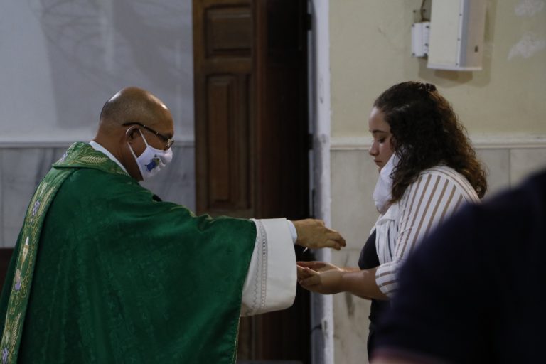 Missa na Matriz de São José de Surubim neste domingo, 12 de julho. | Foto: Lulu/Surubim News