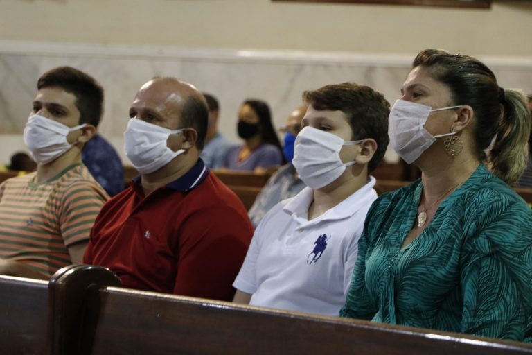 Missa na Matriz de São José de Surubim neste domingo, 12 de julho. | Foto: Lulu/Surubim News